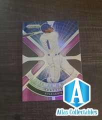 Kyle Lewis 2021 Prizm Baseball Illumination Purple Parallel